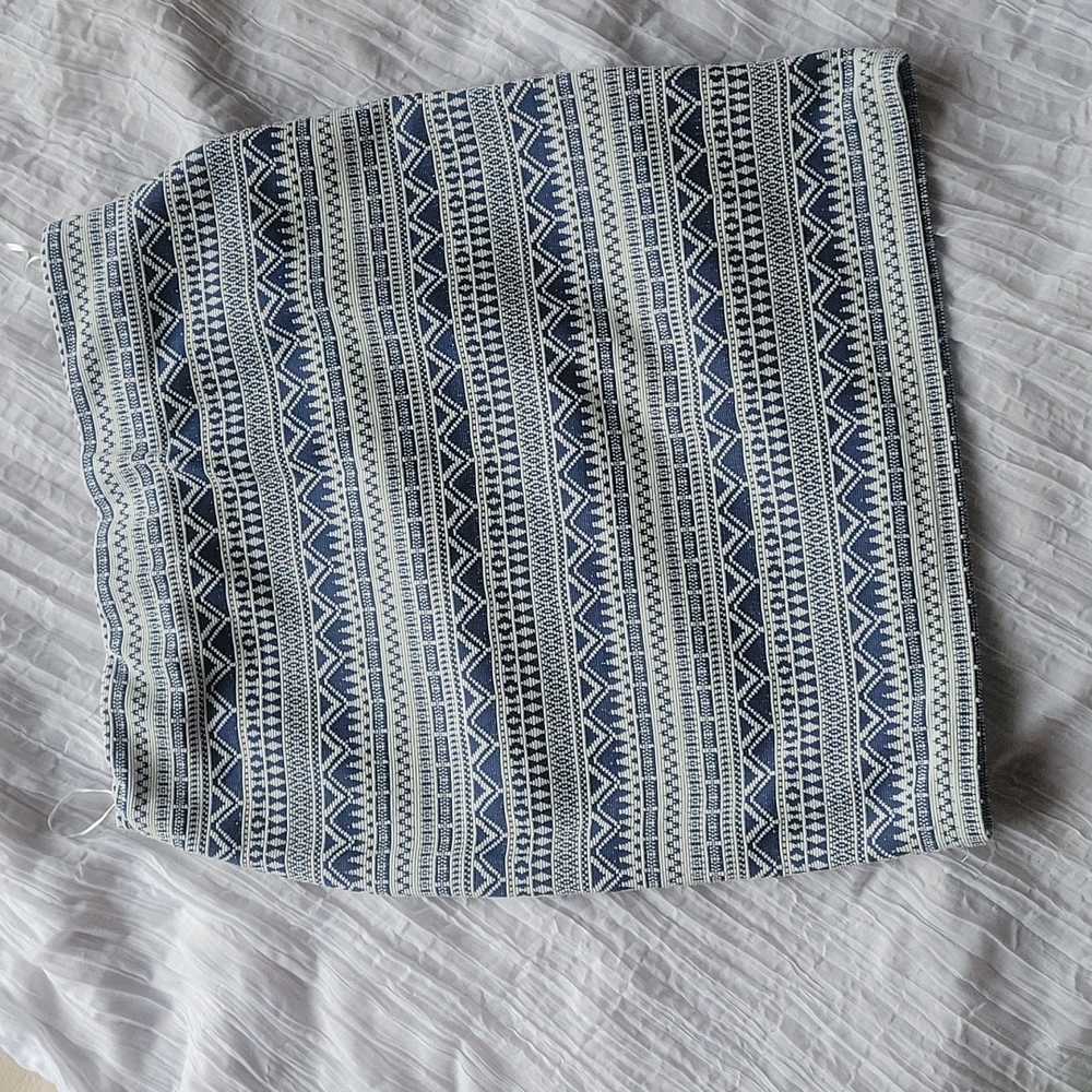 Geometric Pencil Skirt